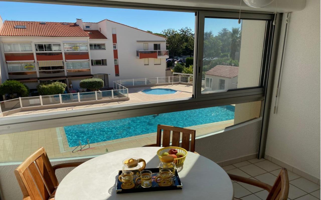 Argeles Plage Studio Piscine Park. Privatif Dans Res. Securisee Kültér fotó